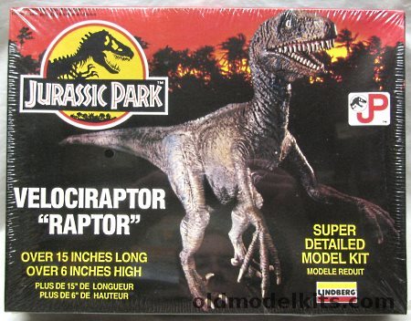 Lindberg Jurassic Park Velociraptor 'Raptor', 70272 plastic model kit